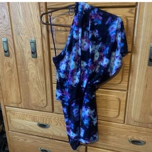 Jessica Simpson Sexy One Shoulder XS Purple Toned Dress 1 11